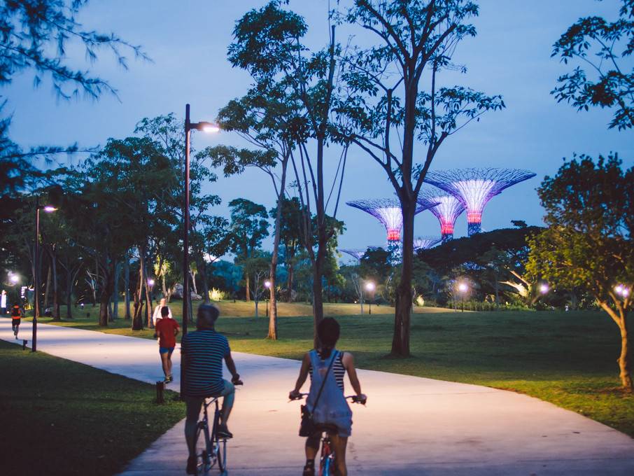 新加坡Gardens By The Bay黃昏單車小散步@Bike The Moment
