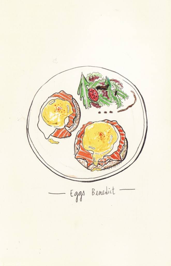 《週末來個Brunch－Eggs Benedict》＠TESLA.H
