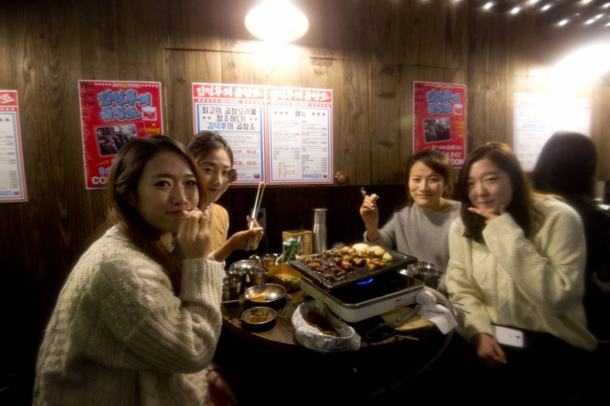 首爾 食客☉金小姐 烤牛腸是我們韓國人的Comfort f ood，久不久都要來吃一餐，很喜歡這店的調味，惹味得來又不會太口乾，配啤酒最啱。
