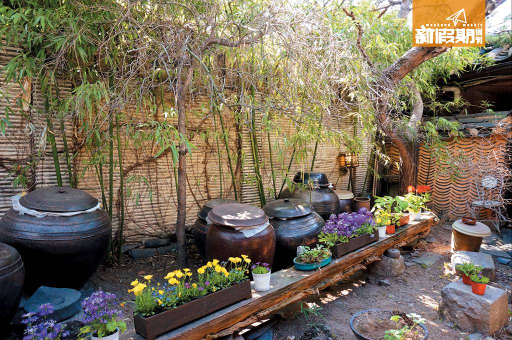 韓屋 室外都有個恬靜的小庭園，正好和自然的主題風格互相呼應，做到真正的天人合一。