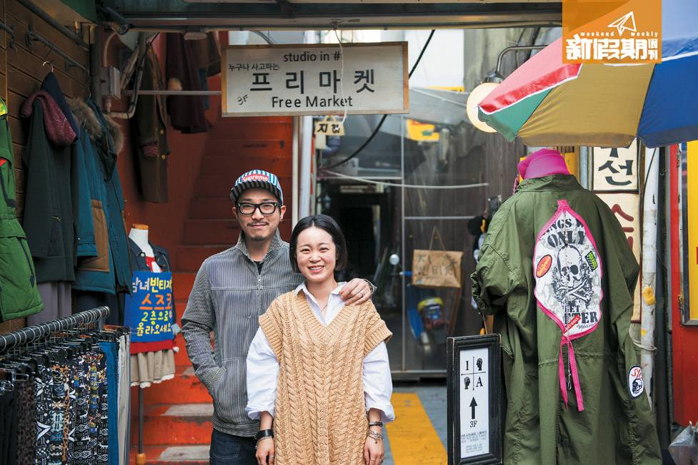 釜山人 Joon&Jan 唔好以為釜山國際市場淨係有古董賣，其實可以搵到好多古著，我哋釜山的潮人都經常在此購物。
