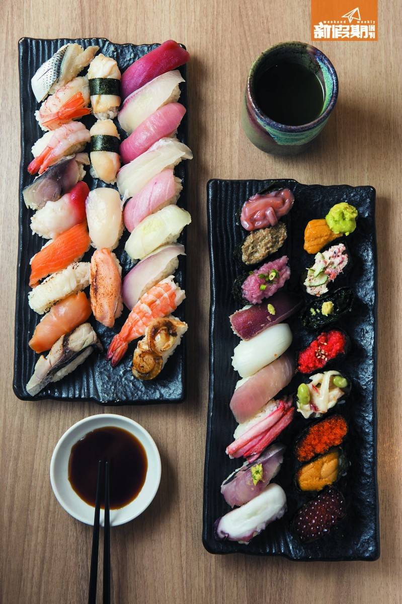 東京旅遊 確保壽司新鮮度,壽 司、手卷及軍艦每人每 次限落10件,其他一品 料理則可以無限任點。