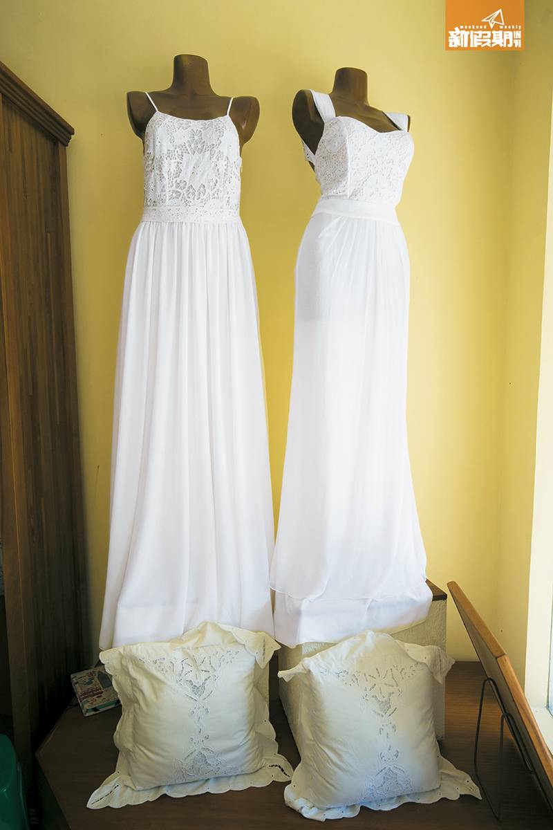 峇里 度假村內設有婚紗店，大家可即興租或買一件來影相。