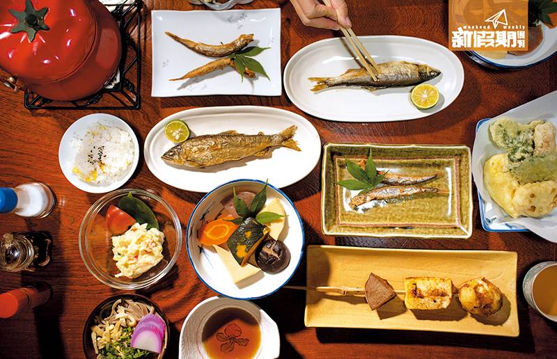 日本紅葉 四國 德島 溪水清澄無污，盛產優質川魚，飯桌上最常見あめご和鮎魚。