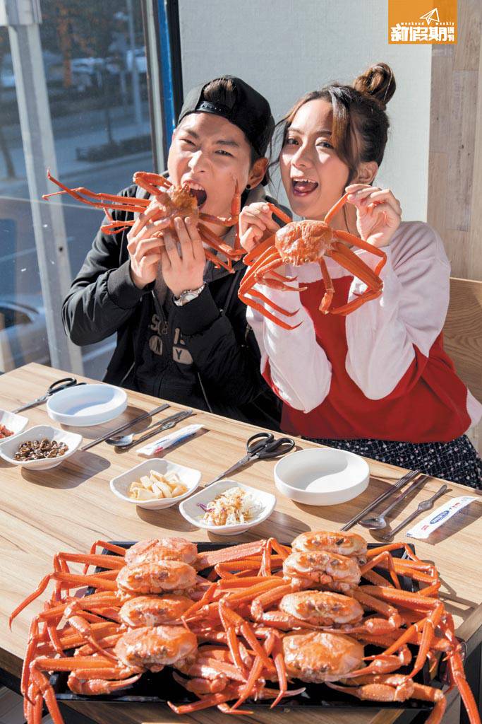 鷺梁津 市場抗爭未解決，想食海鮮可考慮到兩站之隔的永登浦，用W29,800/HK$187。任食韓國紅蟹，隻隻即叫即蒸好抵食！
