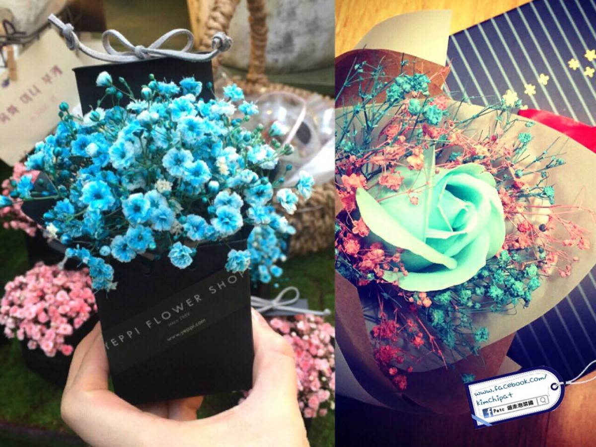 韓妹勁冧! Tiffany Blue超可愛迷你保鮮花(附地址)@patkorea