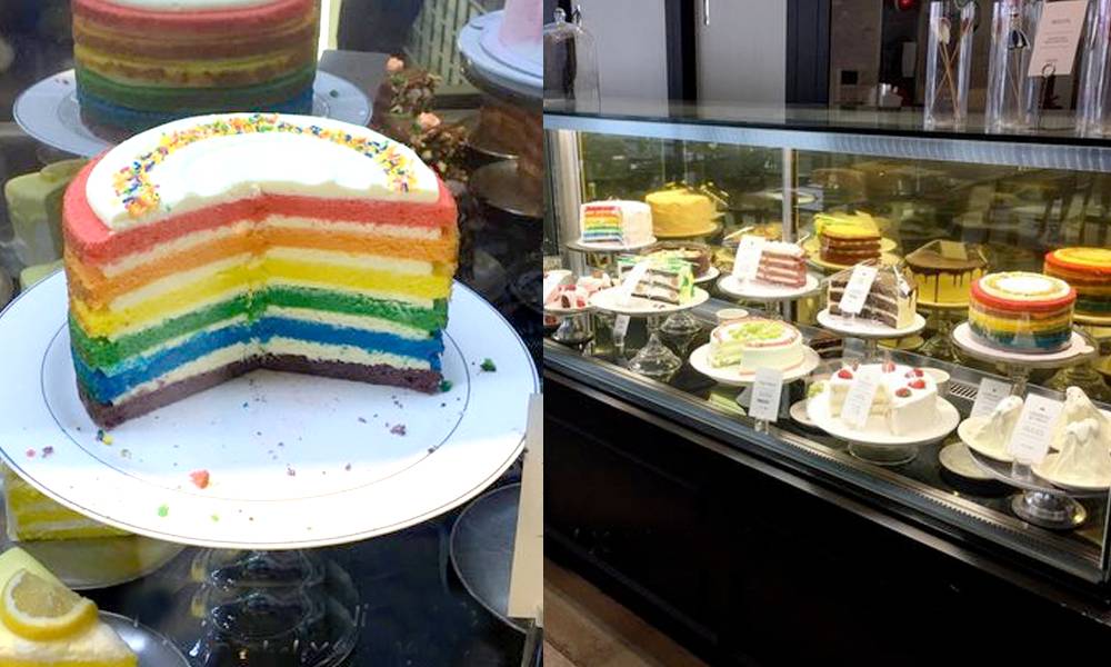 首爾呃LIKE甜品！DORE DORE 七色 彩虹蛋糕 @瑞秋X妮娜。Lovely Day