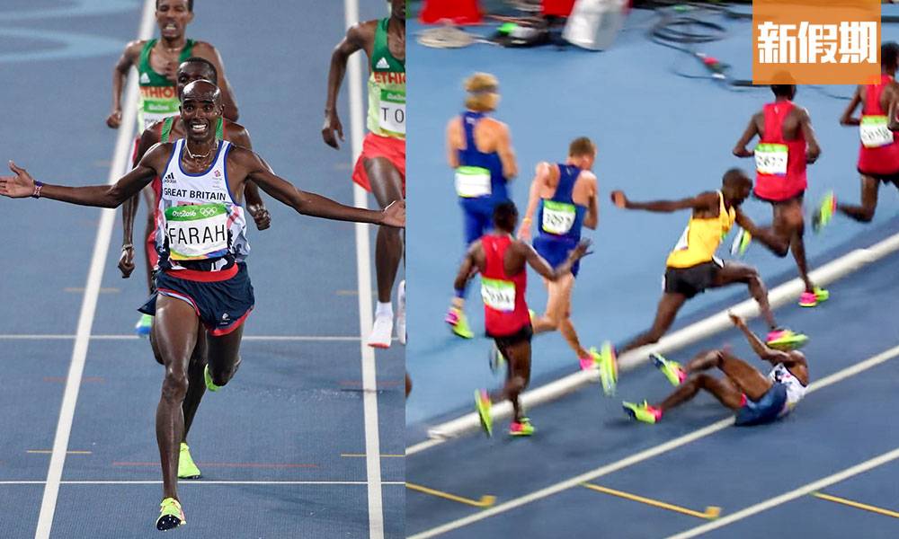 最堅忍里約奧運長跑選手！Mohamed Farah 一萬米決賽跌倒後仍追上 終奪金牌 ｜網絡熱話