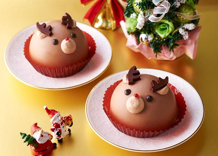 日本聖誕 馴鹿朱古力慕絲　￥328/HK$23 見到小鹿咁可愛，食之前當然要相機食先啦！