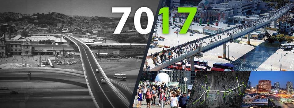 首爾路7017 1970年的行車高架橋搖身一變行人天橋