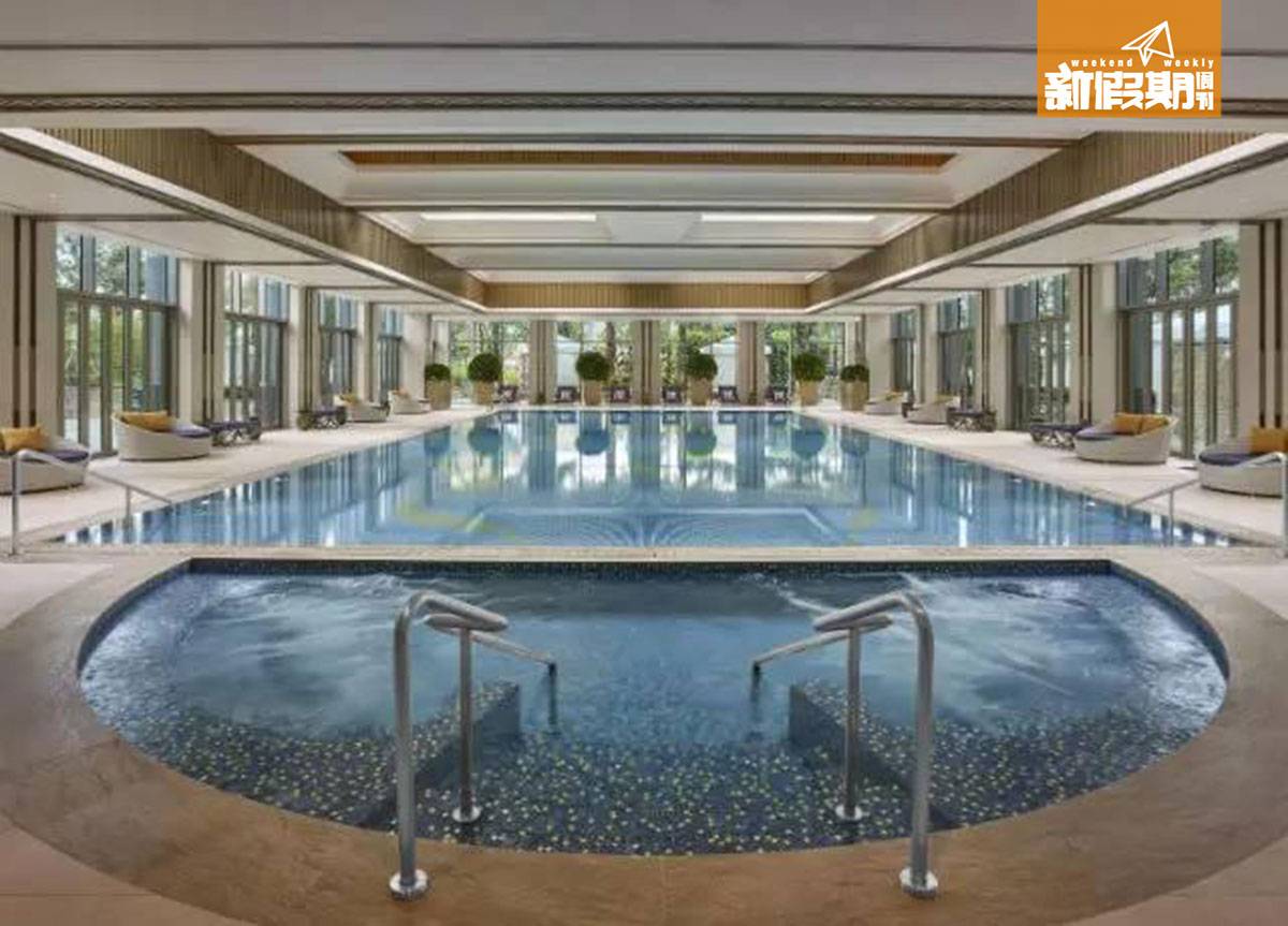 澳門 天浪淘園 入住「巨星滙」房間可使用25米室內恆溫泳池。