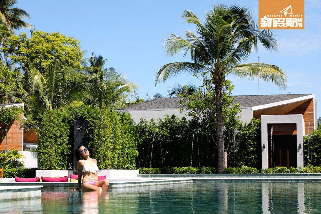 蘇梅Resort Resort的Public Pool十分Chill，加上採訪時入住率仍低，非常舒適。