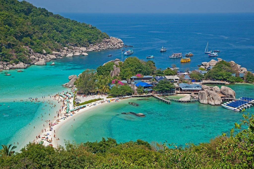 蘇梅 Resort 龜島每日都有大量遊客由蘇梅坐快船過來