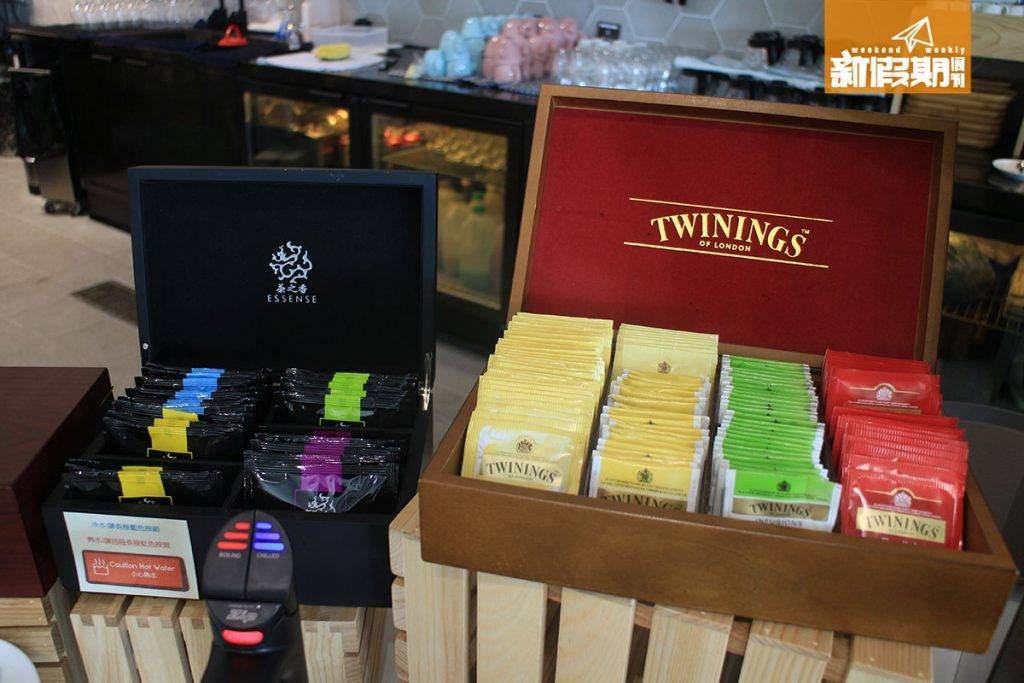 香港航空貴賓室 茶包也有英國著名品牌 Twinings！