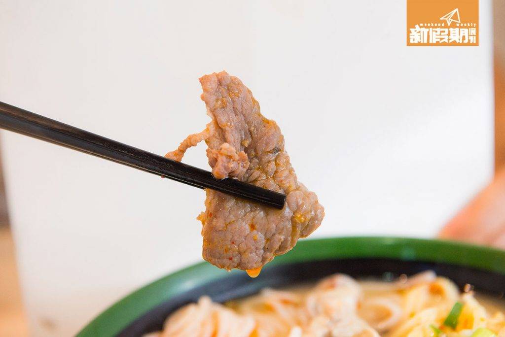 米線 米線推介｜牛肉不會加鬆肉粉，吃得肉的質感。