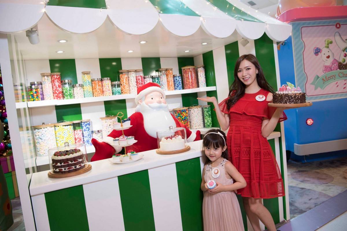 2017聖誕 可愛的聖誕老人糖果屋