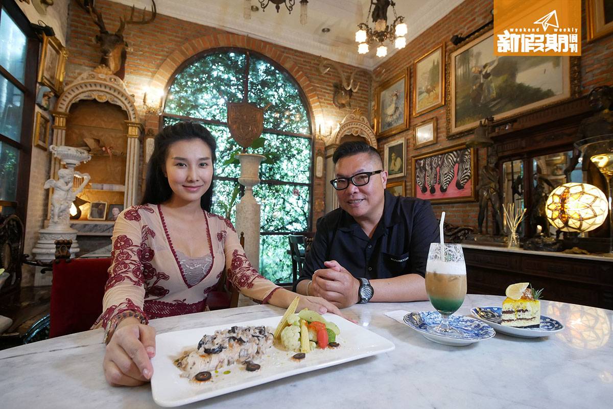 曼谷 胡慧冲 而餐廳用餐的地方可用豪華瑰麗形容，吃的是 fusion 菜，但價錢都只是當地人價錢，Roger及冬蔭妹都讚性價比高！