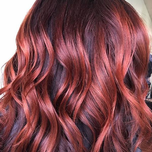 夏天染髮 想summer感重啲就可以將紅色加重手