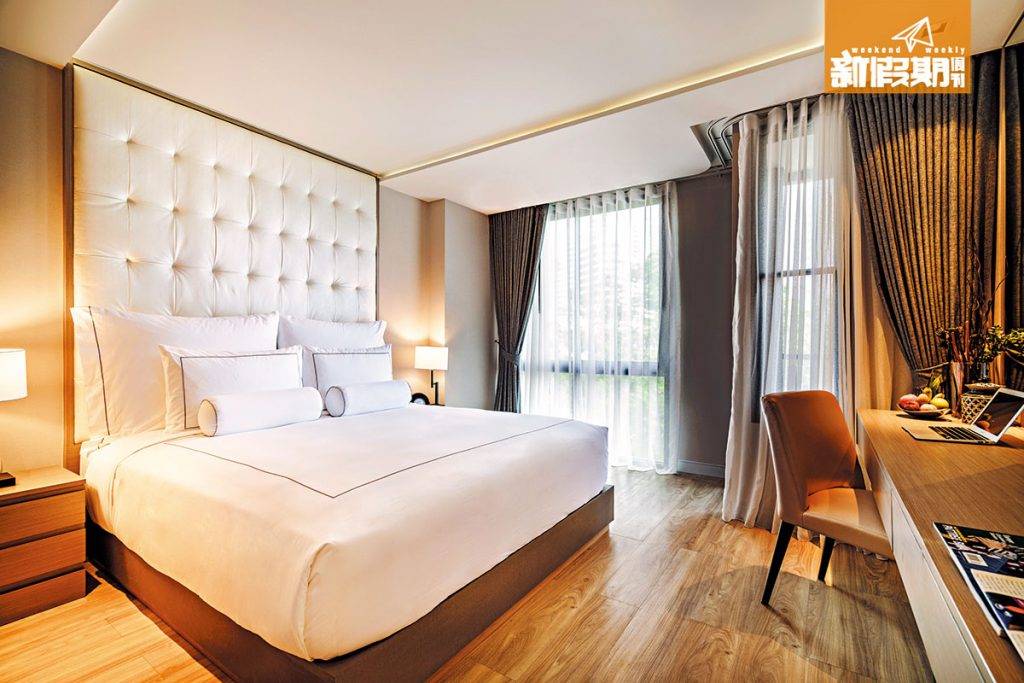 曼谷 新酒店 2018 部分Superior Room亦有露台設計，預約房間時不妨提前 request 入住。