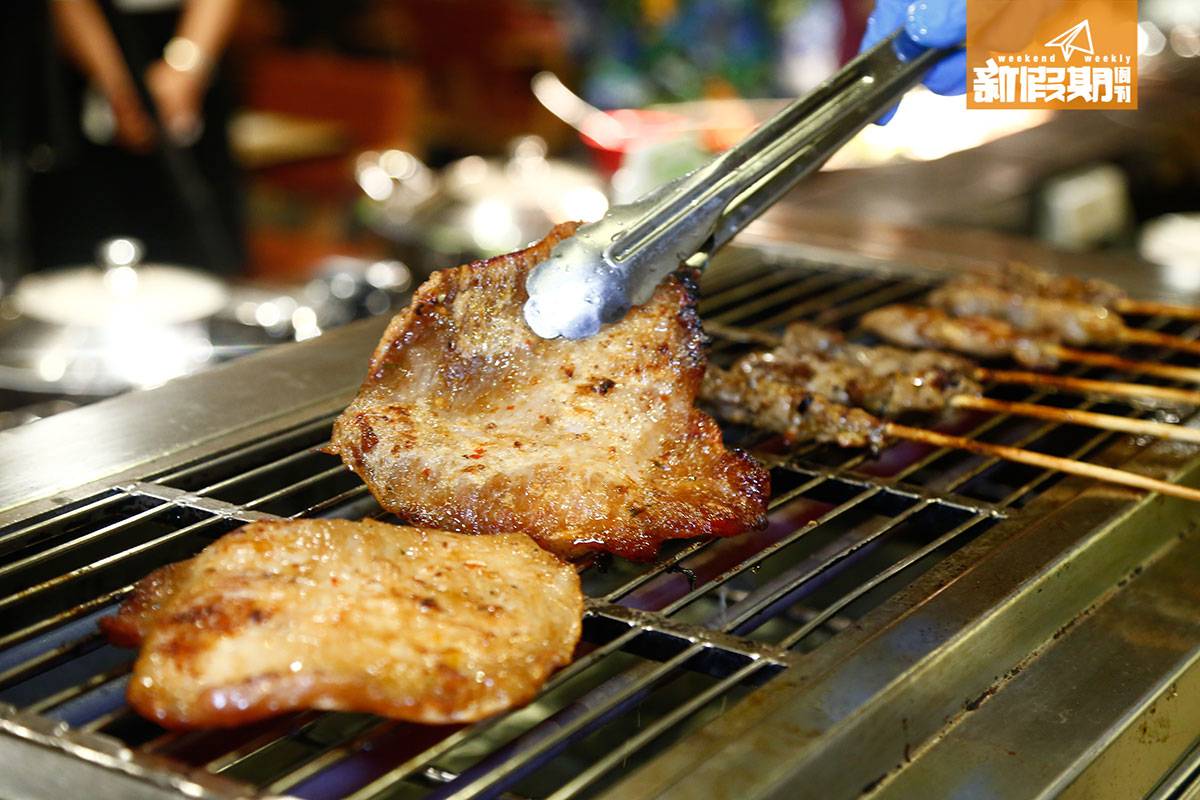 西環 自助餐 飲食優惠 龍蝦 追求大啖肉的，可以選肥美的豬頸肉。