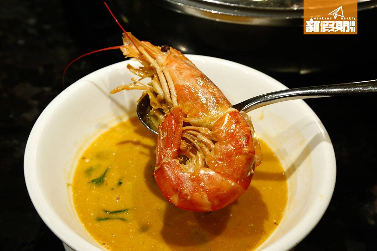 西環 自助餐 飲食優惠 龍蝦 每碗湯裡也會有隻紅蝦！
