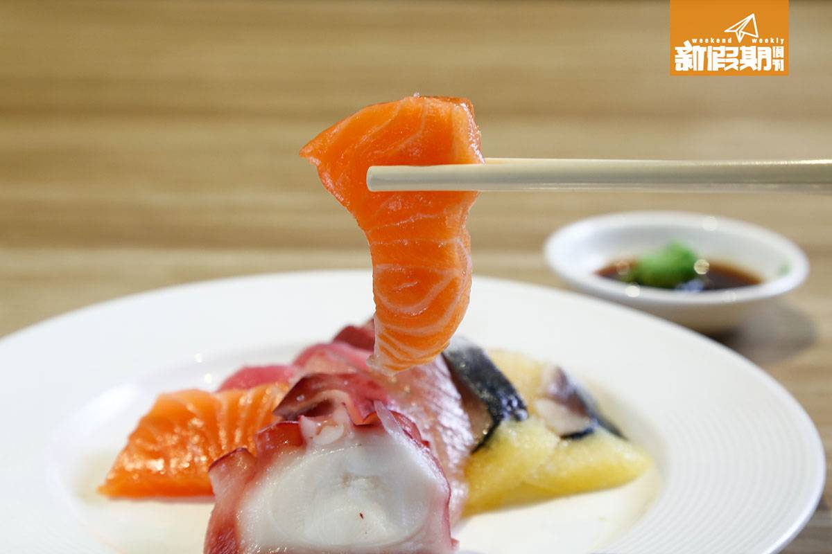 西環 自助餐 飲食優惠 龍蝦 三文魚夠滑嫩油潤，切得大件有口感。