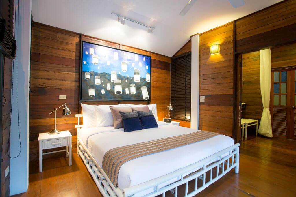 泰國 X2 Chiang Mai North Gate Villa備有5個房間。