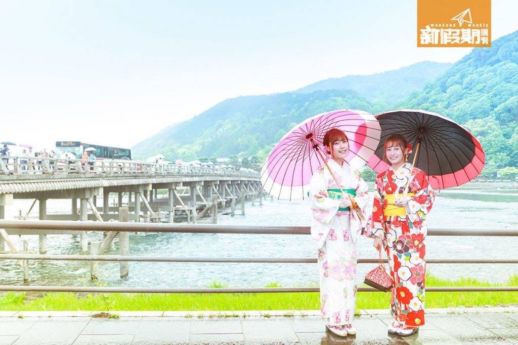 大阪 京都 閨密 嵐山加浴衣是打卡絕配。