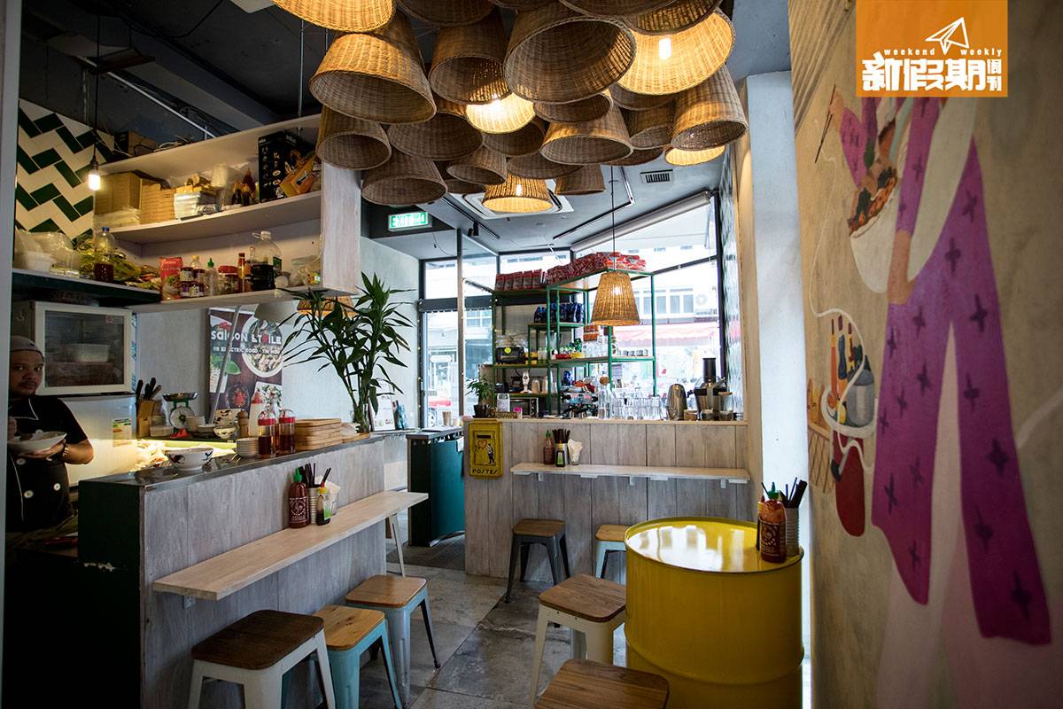 越南牛肉粉 小店布置似間café，氣氛悠閒，舒服好坐。
