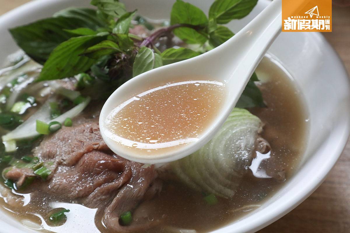 越南牛肉粉 湯底不夠層次。
