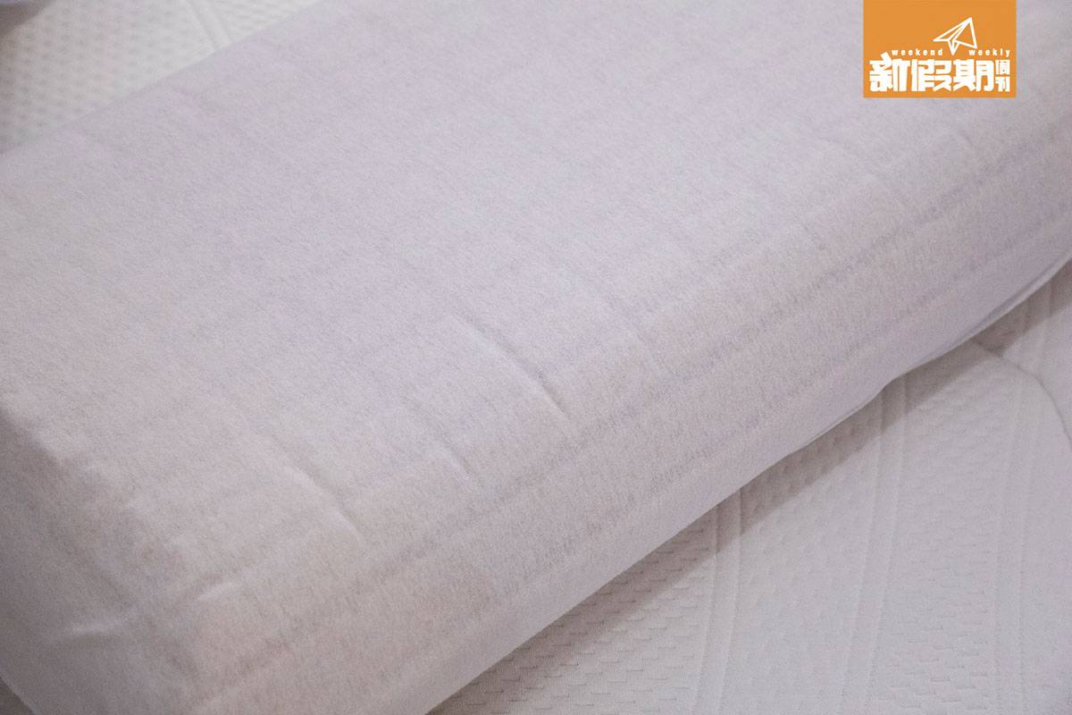 塵蟎 床 dorelan 枕頭紋路設計以緩衝壓力，提高舒適度。