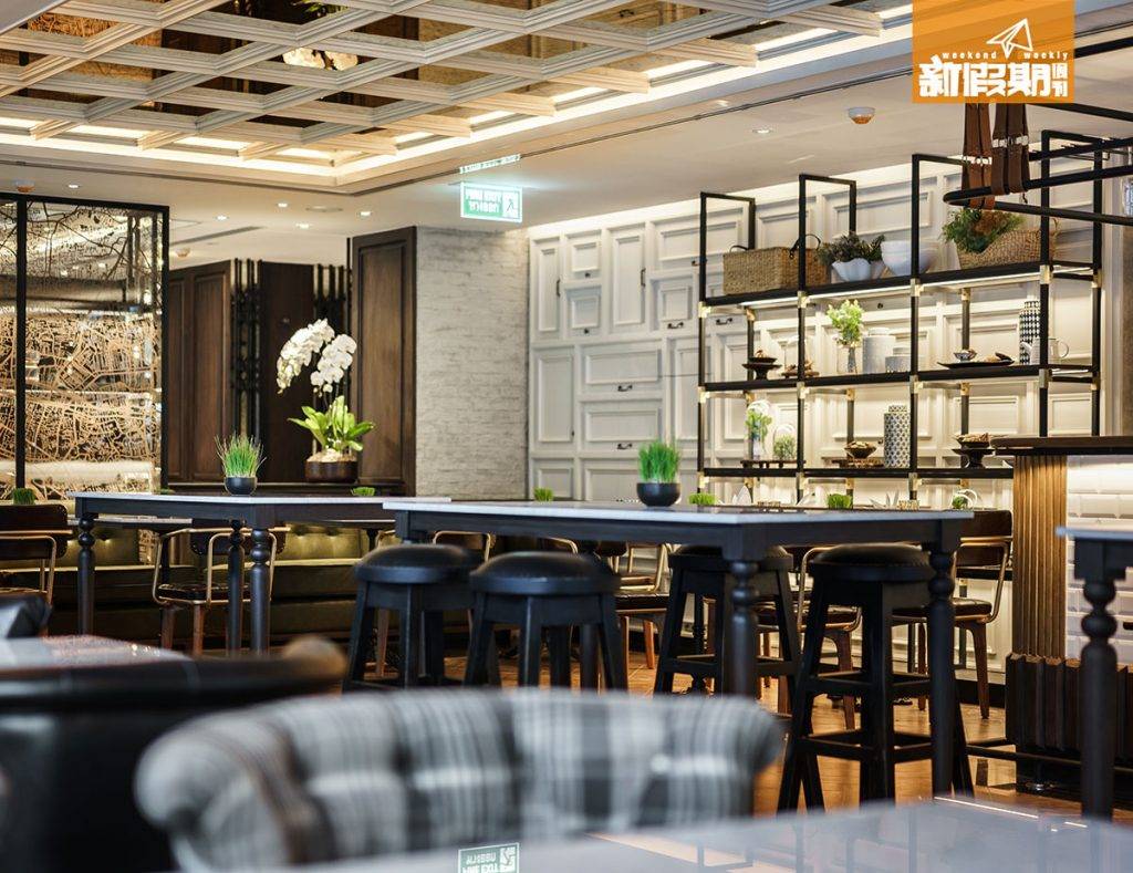 曼谷 新酒店 2018 全日營業的Siam Soul Café帶點Art Deco風格。