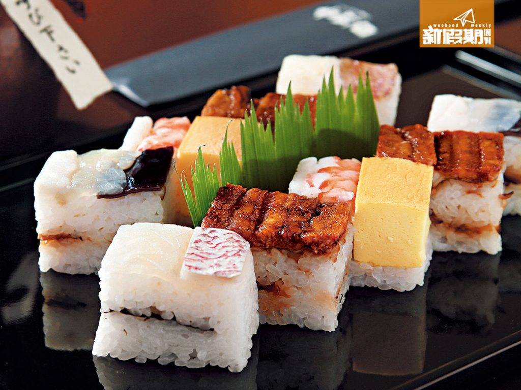 日本 飲食 關西箱壽司最為傳統。