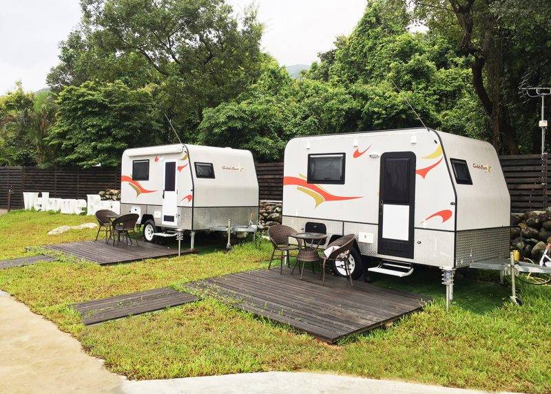 私人露營 想露營的朋友可按人數決定租借小型、中型或是大型露營車。