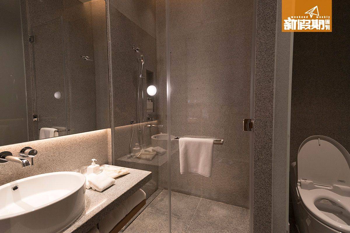 深圳好去處 酒店 洗手間使用企缸設計。