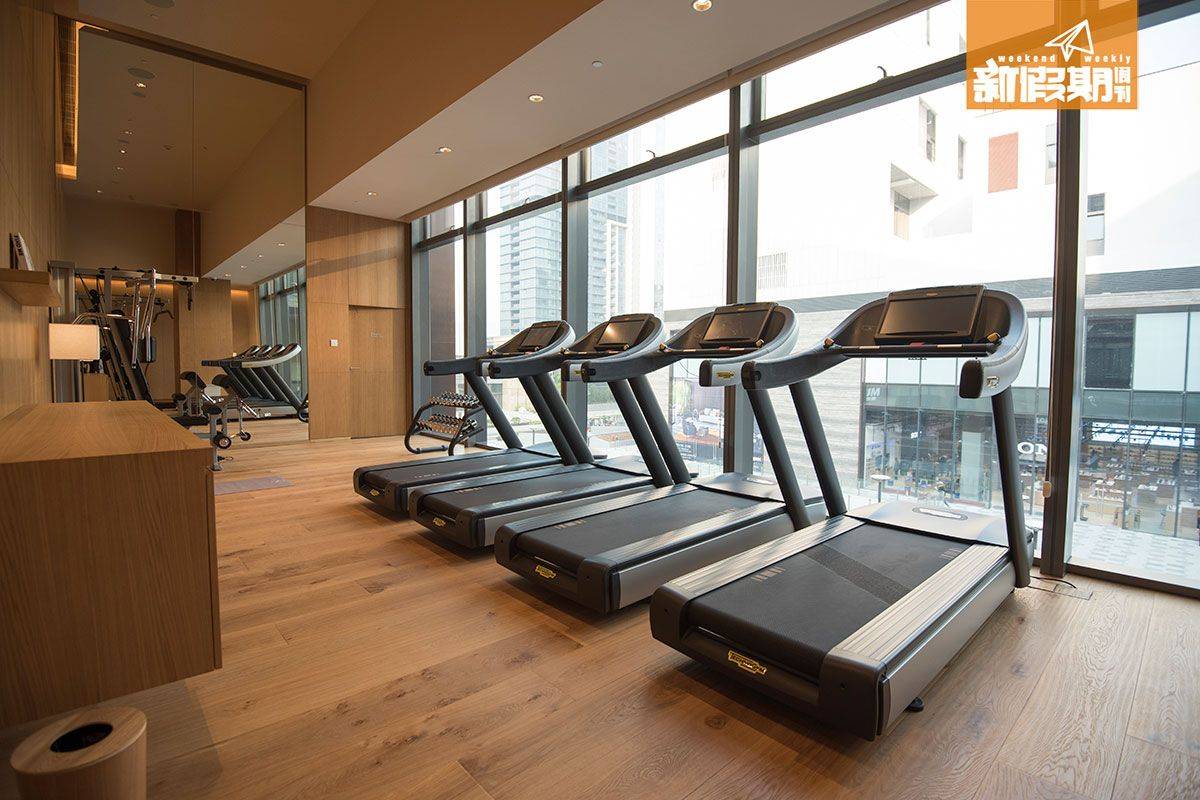 深圳好去處 酒店 酒店內的健身室。