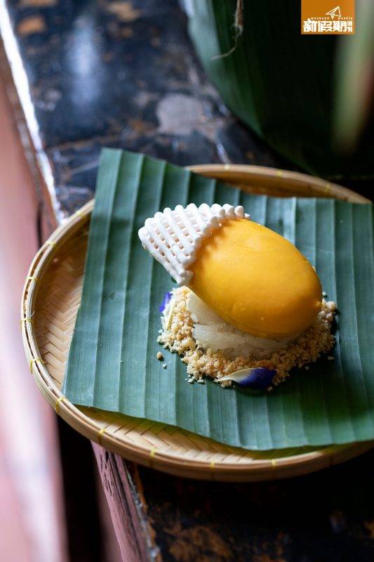 曼谷行程 甜品芒果糯米飯賣相十分精緻。