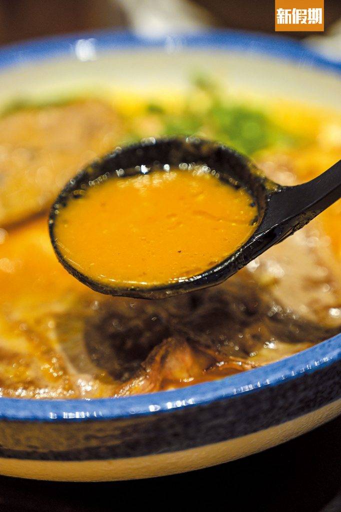 蕃茄湯 湯底盡是幼細的茄蓉，真材實料，清甜不膩。