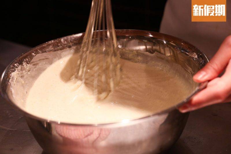 金子半之助 以日本製小麥粉及日本雞蛋調配成天婦羅麵炸漿