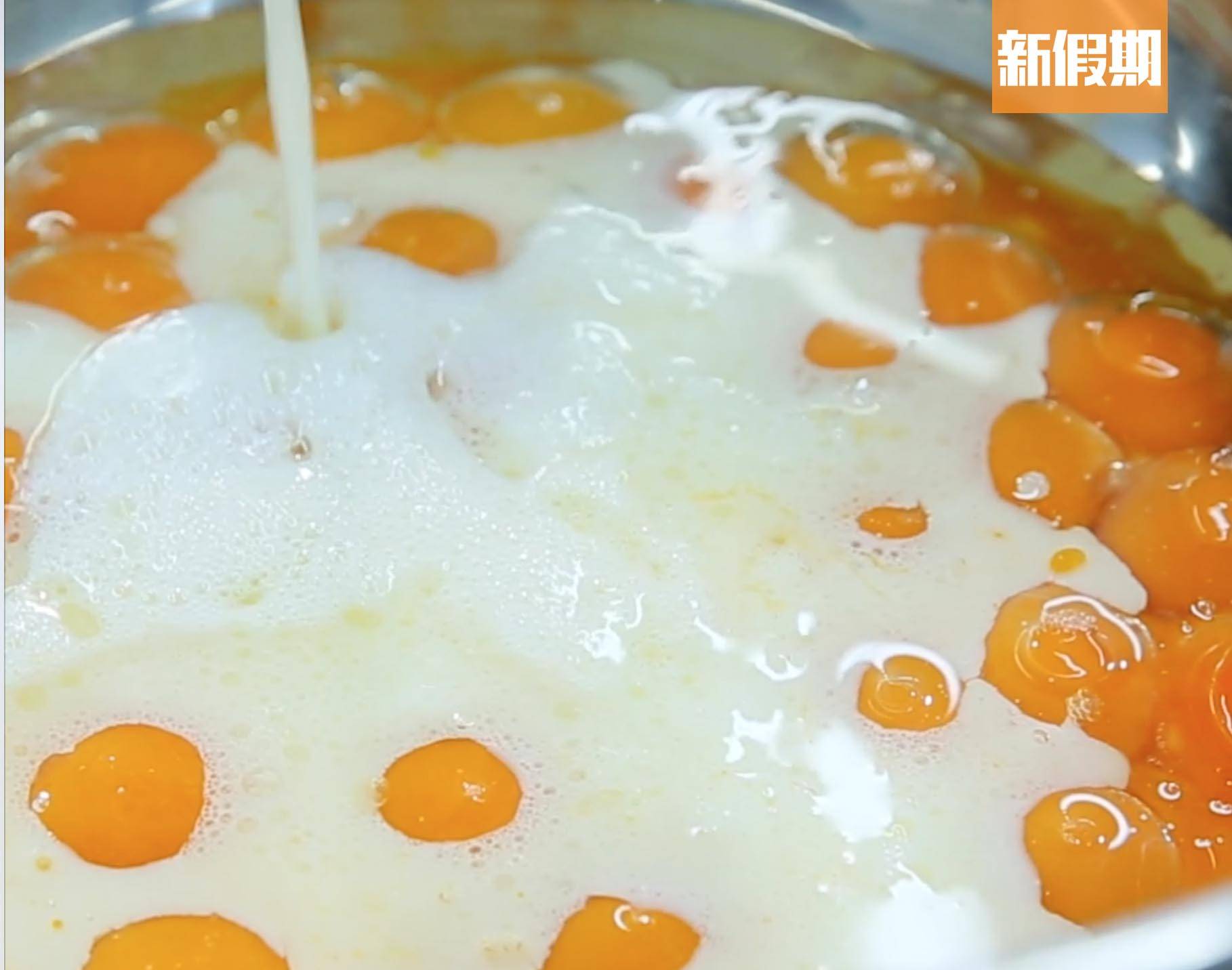 老陳餅店 蛋糕以日本的低筋麵粉、植物油及雞蛋作基底。