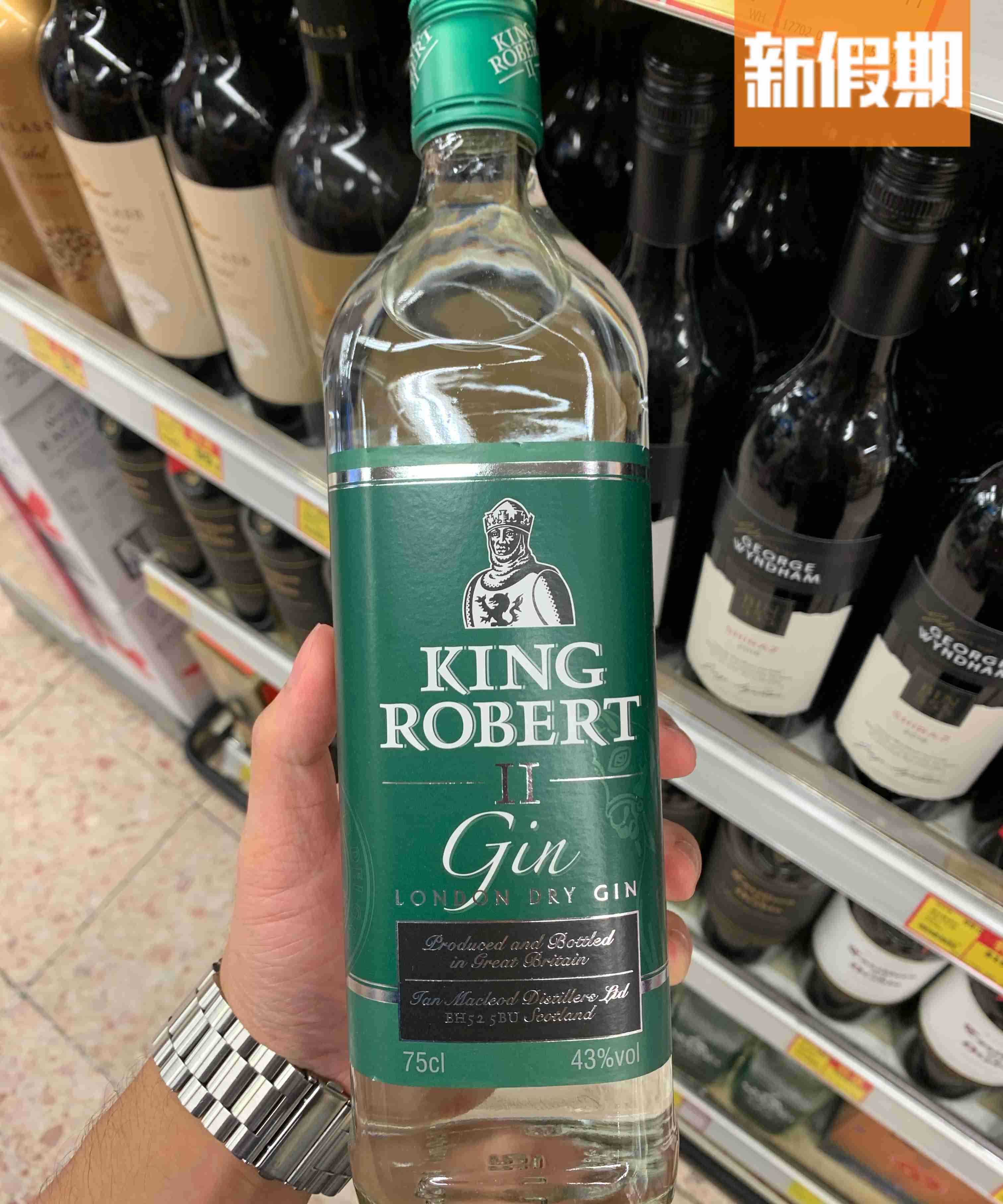便利店 KING ROBERT Gin 750ml/ (惠康超市)
