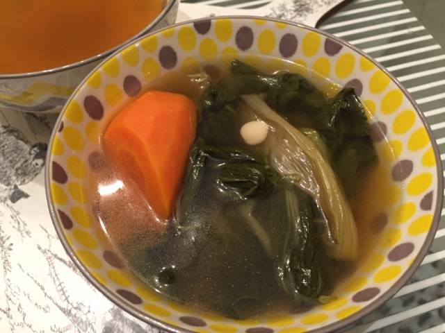 湯水 金銀菜紅蘿蔔陳腎湯