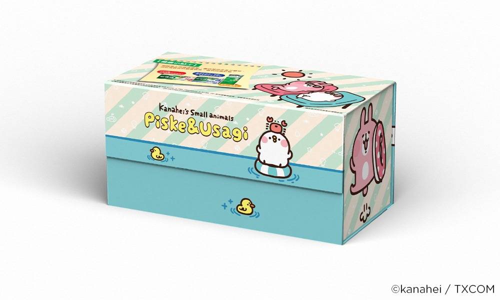 P助與粉紅兔兔 屈臣氏獨家贈品，P助與粉紅兔兔儲物盒。