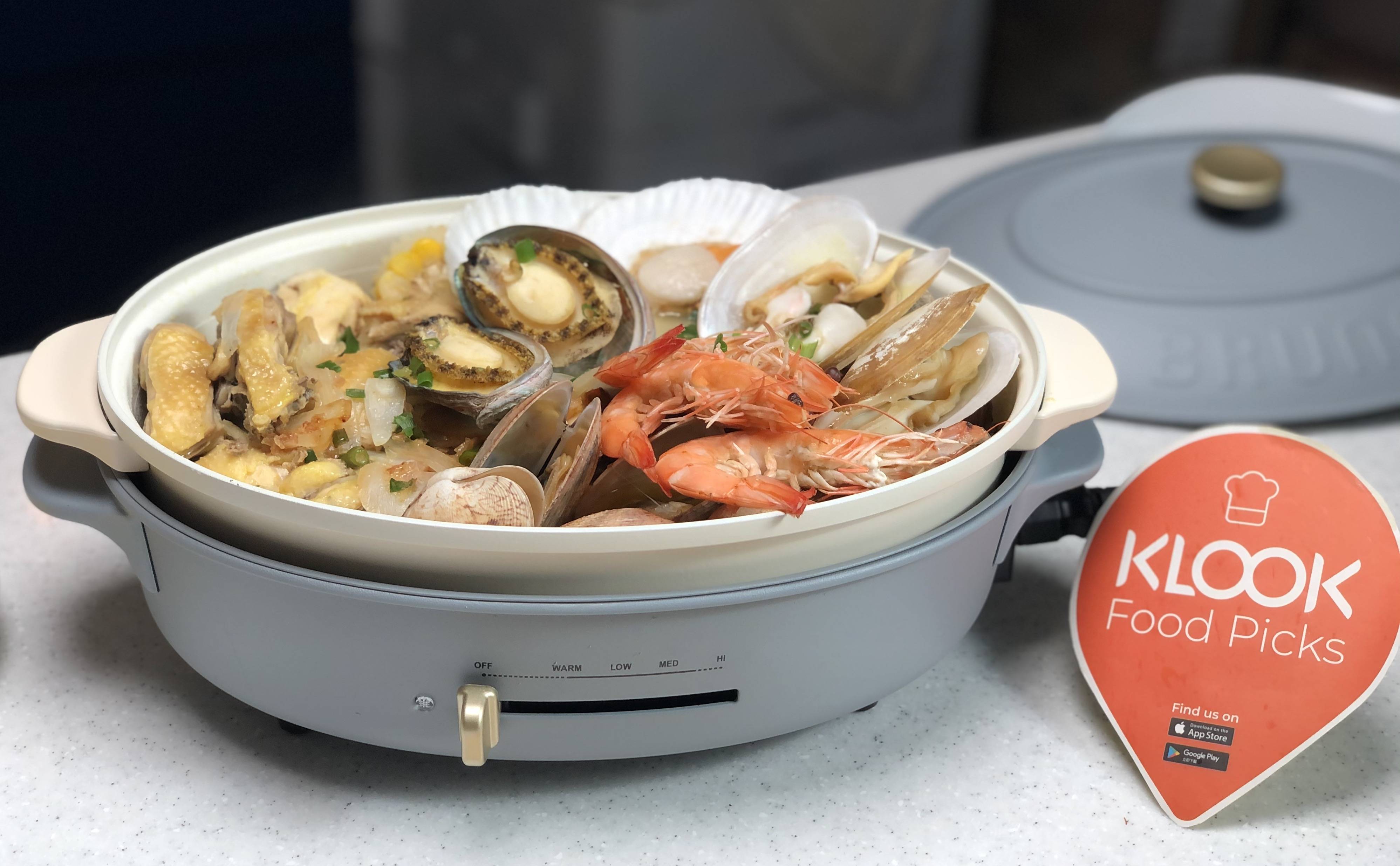 BRUNO 套餐內有6款海鮮，由香港仔魚市場直送，保證新鮮。