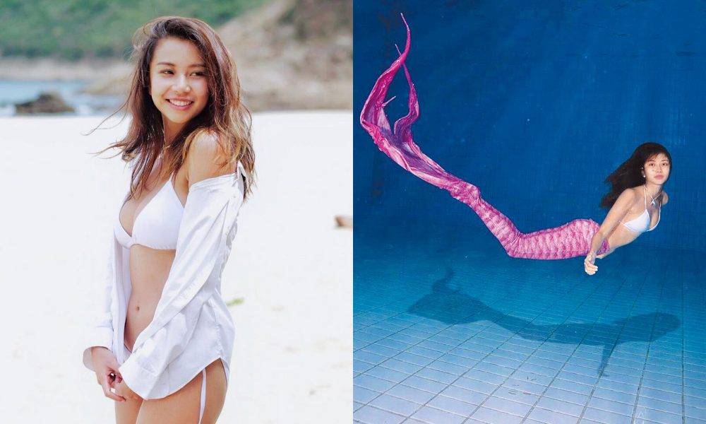 25歲前港姐黑馬何泳芍靠潛水上位   Fit爆身材做「美人魚教練」