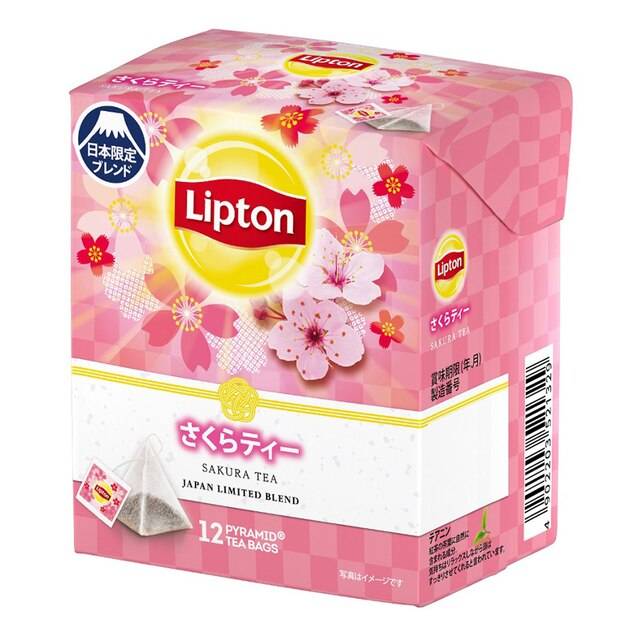 櫻花 Lipton櫻花茶包 $39.5（原價$43） 香醇的紅茶配上清香的櫻花味，清新解膩。