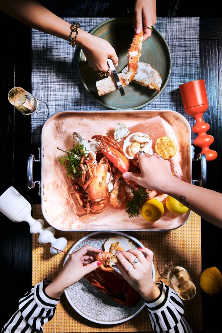 自助餐 海鮮燒烤拼盤，款款烤得鮮美，入口海水味濃郁。