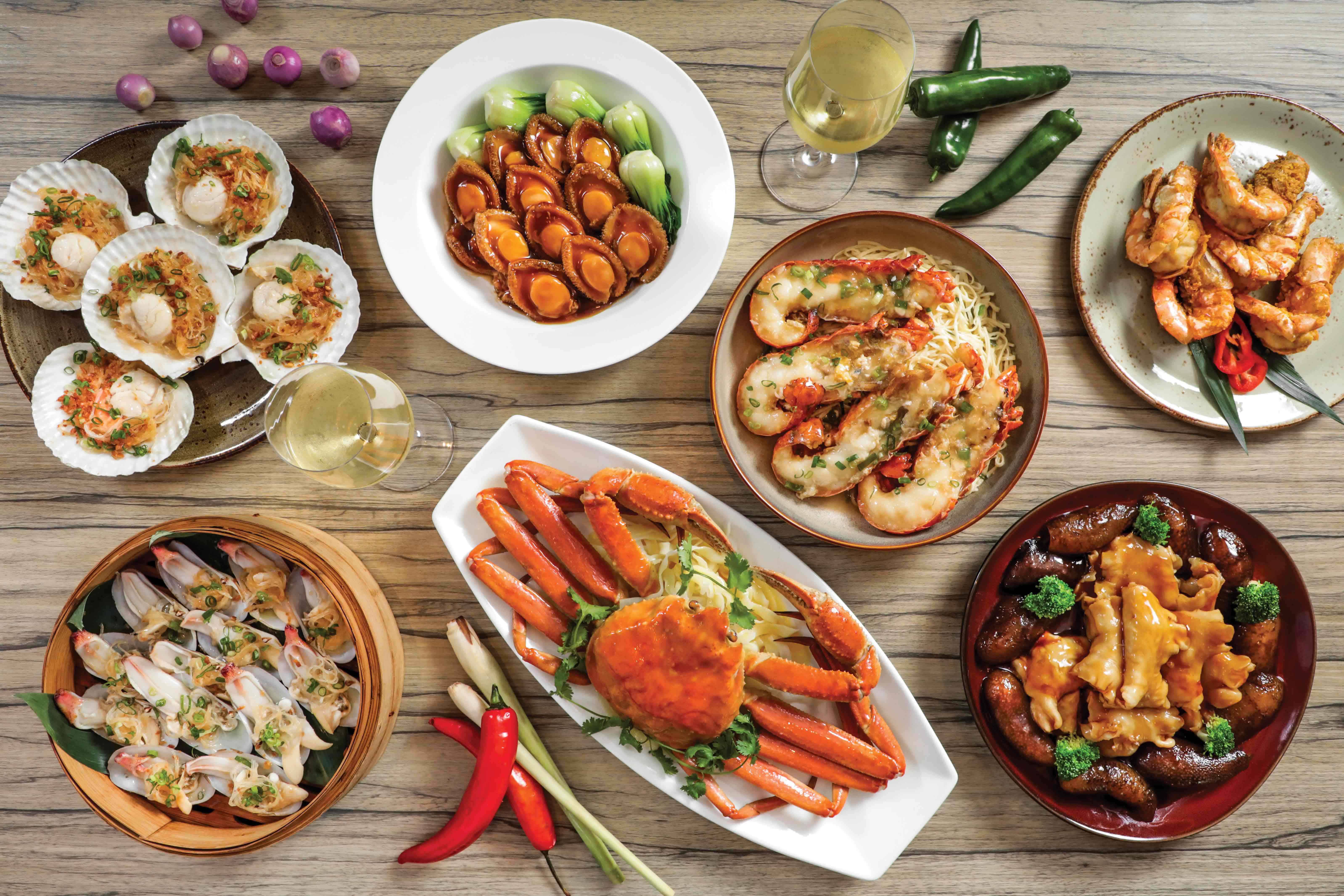 自助餐 位於金鐘的JW萬豪酒店推出以西貢海鮮為主題的自助餐。