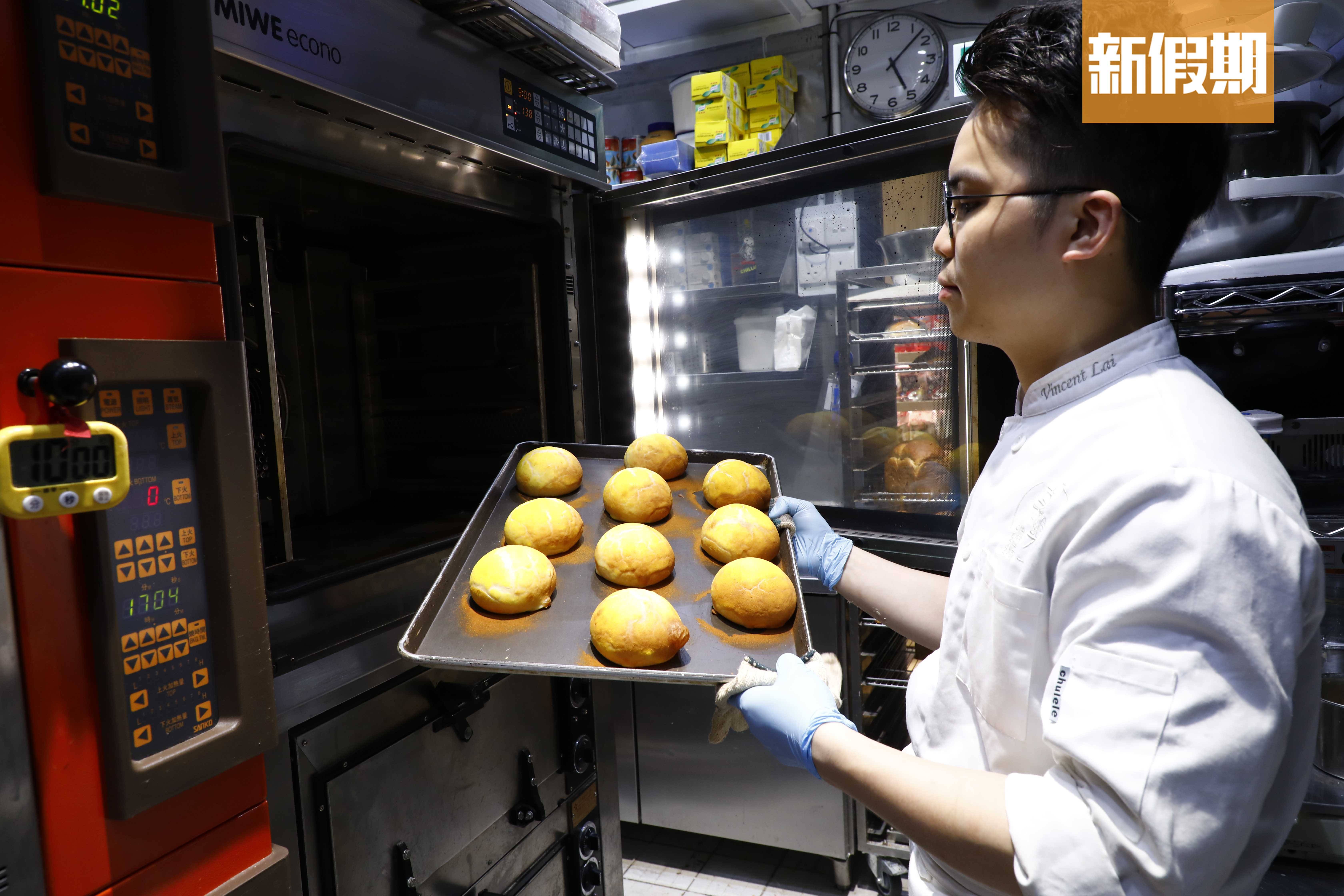 享樂烘焙 Vincent更曾修讀過日本鳥越麵粉廠開辦的麵包課程，這課程連台灣麵包大師吳寶春都修讀過，可證其實力。