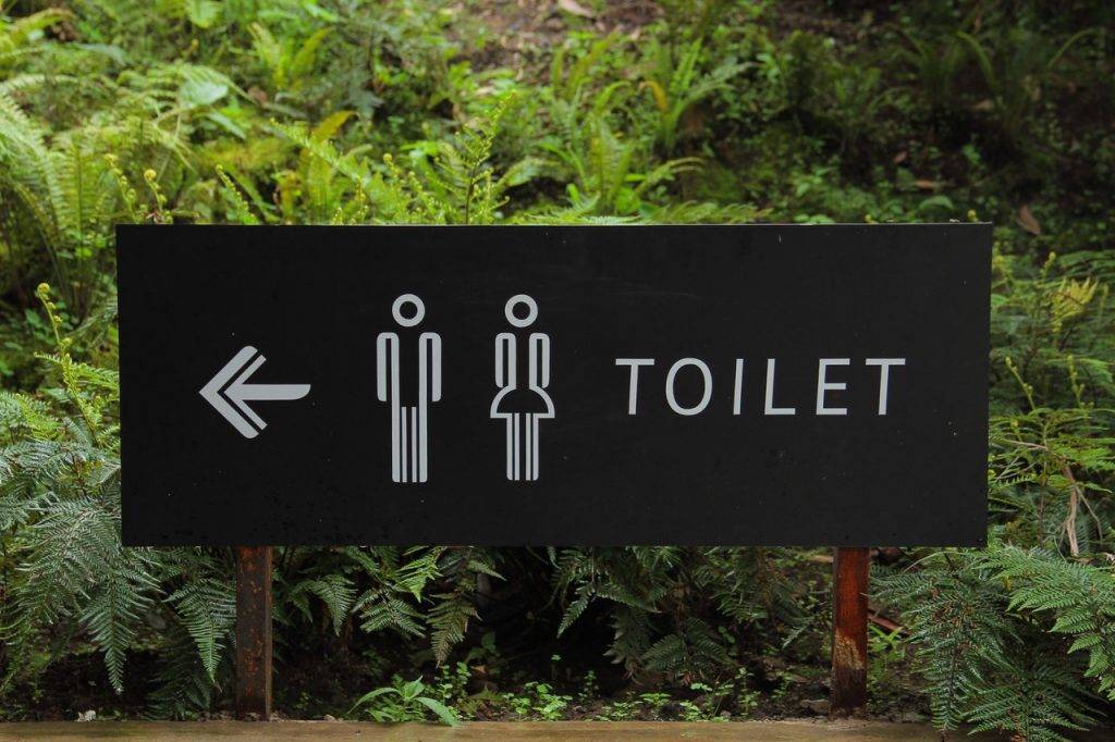 廁所 一般男女廁的標誌都容易分辨